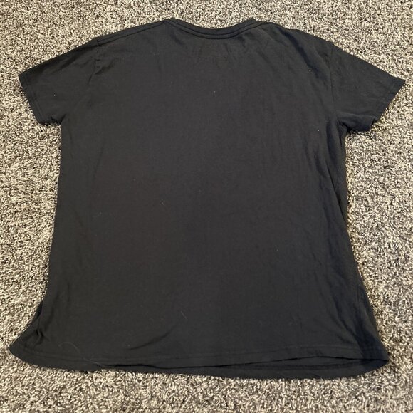 Def Leppard Shirt XL Black White Concert Tour Band Cheetah - Picture 4 of 4